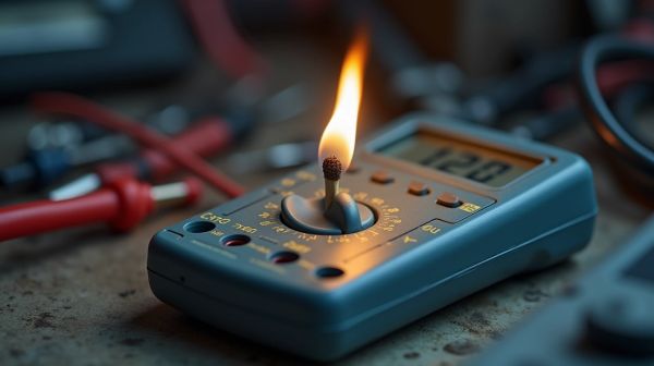 Interprétation des résultats d'un test de bougie d'allumage avec un multimètre
